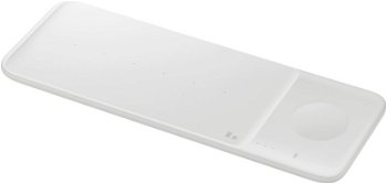 Incarcator wireless Samsung EP-P6300T, Wireless Charger Trio Pad, alb, Samsung
