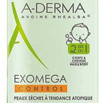 A-Derma Exomega gel de spălare emolient pentru copii 200 ml, A-Derma