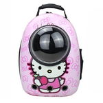 Rucsac transport animale de companie tip capsula astronaut Pink Hello Kitty Gonga pa002hellokitty