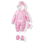 Combinezon Bebelusi Fas Roz cu Urs Crem k3700 3 - 6 Luni / Roz, Bebetto