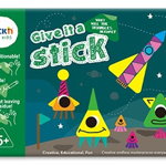 Carte creativa Stick"n Give it a Stick - triunghiuri (+5 ani), StickN