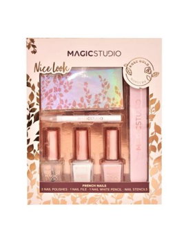 Set ingrijire unghii Rose Gold French Nails Magic Studio 24176 Engros, Magic Studio