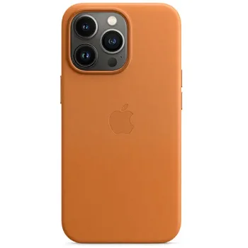 Husa de protectie Apple Leather Case with MagSafe pentru iPhone 13 Pro