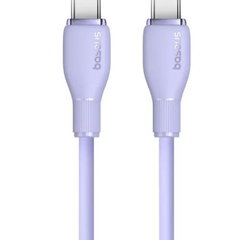 Cablu Date si Incarcare USB-C - USB-C Baseus Pudding, 100W, 1.2m, Mov P10355702511-00, Baseus