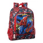 Ghiozdan pentru scoala SpiderMan Go Hero 42 cm rosu