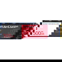 Western Digital Solid State Drive (SSD) WD Red™ SA500 NAS, 500GB, SATA III, M.2., Western Digital