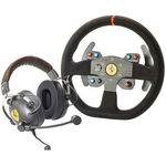 Kit de curse Volan si casti Ferrari cu Alcantara, THRUSTMASTER