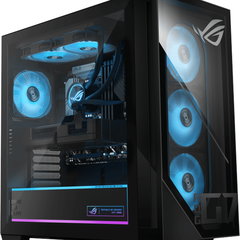 Sistem Desktop PC Gaming ASUS ROG G700 G700TF cu procesor Ultra 9 285K pana la 5.7GHz, 64GB DDR5 RAM, 2TB SSD, NVIDIA GeForce RTX 5090 32GB GDDR7, no OS, Black