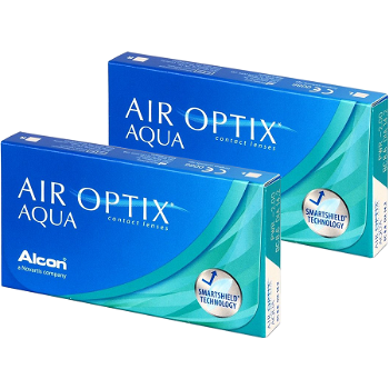 2 x Alcon / Ciba Vision Air Optix Aqua lunare 3 lentile / cutie