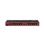 Router MIKROTIK RB2011UIAS-IN, 5xLAN Fast Ethernet, 5xLAN Gigabit, USB, LCD, PoE, 699.90