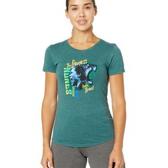 Imbracaminte Femei UFC Amanda Nunes Roar Tee Heather Dark Green, UFC
