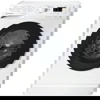 INDESIT Masina de spalat rufe Slim Indesit New MyTime MTWSA61294WKEE, 6 kg, 1200 rpm, Clasa C, Fast Cycles, Motor Inverter, Display LED, Alb, INDESIT