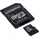 Card de memorie Kingston MicroSDHC 8GB Class 4 Adaptor, Nova Line M.D.M.