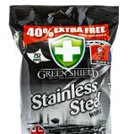 Green Shield Servetele umede 70 buc Stainless Steel, 