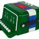 Acordeon de jucarie, verde, Lean 9424