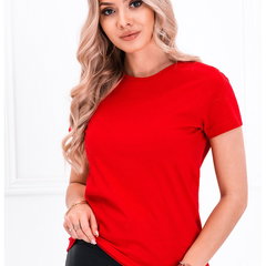 Tricou de bumbac cu decolteu la baza gatului Tricou de bumbac cu decolteu la baza gatului