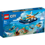 LEGO® City - Barca pentru scufundari de explorare (60377), LEGO®