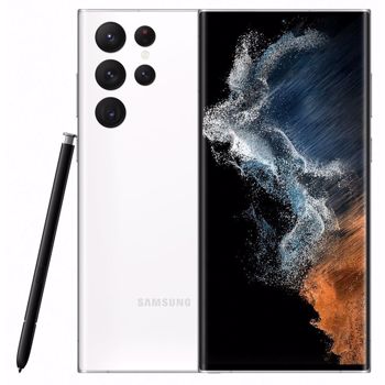 Telefon mobil Samsung Galaxy S22 Ultra, Dual SIM, 256GB, 12GB RAM, 5G, Phantom White