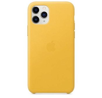 Protectie pentru spate, material piele, pentru iPhone 11 Pro, culoare Meyer Lemon, Apple