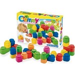 Set joaca cu 24 cuburi colorate Clementoni, Clementoni