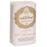 Sapun vegetal Luxury Gold cu frunza de aur, 250 g, NESTI DANTE ITALIA
