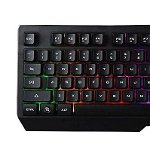 Kit Tastatura si Mouse Gaming A4Tech Bloody Q1300, LED RGB, USB (Negru), A4Tech