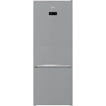 Combina frigorifica BEKO RCNE560E30ZXB, 501 l, 192 cm, A++, argintiu, Beko