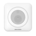 Sirena interior wireless AX PRO Hikvision DS-PS1-II-WE Buzzer Decibel: 90 to 110 dB, fire alarm, panic alarm, and intrusion ala, HIKVISION
