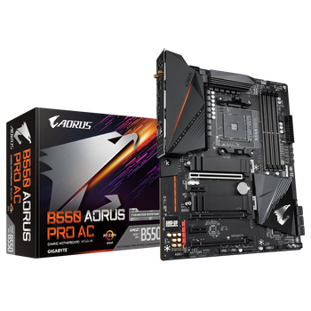 MB Gigabyte B550 AORUS PRO AC Socket AM4