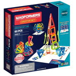 Joc de Constructie Magnetic Magformers - Creator Set - Creatorul, 60 piese, Magformers