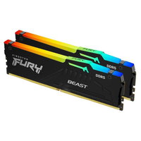 Memorie Kingston FURY Beast Black XMP, 32GB (2x16GB) DDR5, 6000MT/s, CL30