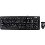 Kit Tastatura + Mouse A4Tech KRS-8372, Wired, USB, Taste Numerice, Senzor Optic, 3 Butoane, Scroll, Negru, A4Tech