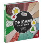 Set Origami Craciun 180 foi 15x15 cm, Grafix