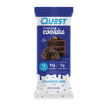 Biscuiti proteici cu aroma de prajitura cu ciocolata Frosted Cookies, 50g, Quest, Quest