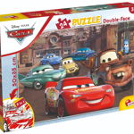 Puzzle 2 in 1 Lisciani Disney Cars, Plus, 24 piese, Lisciani