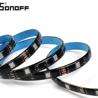 Banda inteligenta Wireless Light Strip LED RGB Sonoff L1 Lungime 2 m Telecomanda inclusa