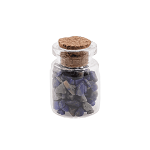 Sticla cu cristale naturale sodalit chips 3-6mm 3cm, StoneMania Bijou