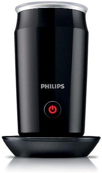 Sistem de spumare a laptelui Philips Milk Twister CA6500/63, 120ml, Prepara spuma rece si calda (Negru)