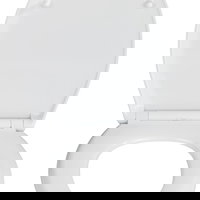 Capac de toaleta cu sistem automat de coborare, Wenko, Rieti, 37 x 44 cm, duroplast, alb, Wenko