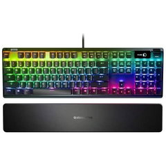 Tastatura gaming mecanica SteelSeries Apex 7, iluminare RGB, display OLED, Brown Switch