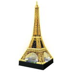 Puzzle Luminos Ravensburger 3D Turnul Eiffel, 216 Piese, Ravensburger