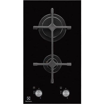 Plita incorporabila Electrolux EGC3322NVK Gaz 2 arzatoare 30 cm Negru egc3322nvk