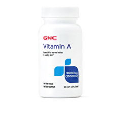 GNC Vitamina A 3000 mcg (10000 UI) – 180 Capsule Moi, GNC