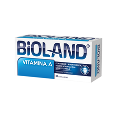 Bioland Vitamina A 8000UI, 30 capsule moi, Biofarm