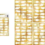Autocolante cadou MFP Gold 200x300 mm / 21buc, MFP