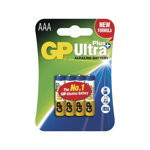 Baterie gp batteries, ultra+ alcalina aaa (lr03) 1.5v alcalina, blister 4 buc. "gp24aup-2ue4" "gppca24up028" (include tv 0.32lei)
