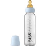 BIBS Baby Glass Bottle 225 ml biberon pentru sugari Baby Blue 225 ml, BIBS