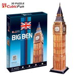 Puzzle 3D Cubicfun Big Ben, 47 piese, Cubicfun