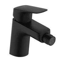 Baterie bideu monocomanda negru mat Hansgrohe Logis 70, Hansgrohe