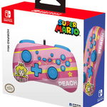 Controller Hori Mini Super Mario Series Peach Roz Nintendo Switch, Hori